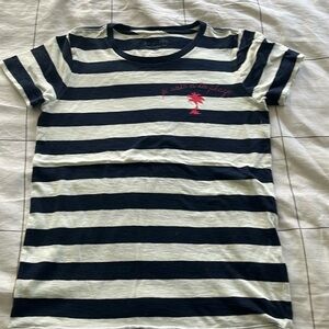 Striped JCrew beach t